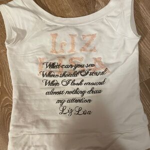 Liz Lisa White and Pink women’s Top